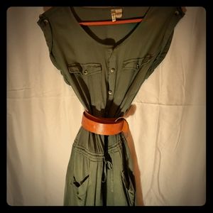 Army green dress